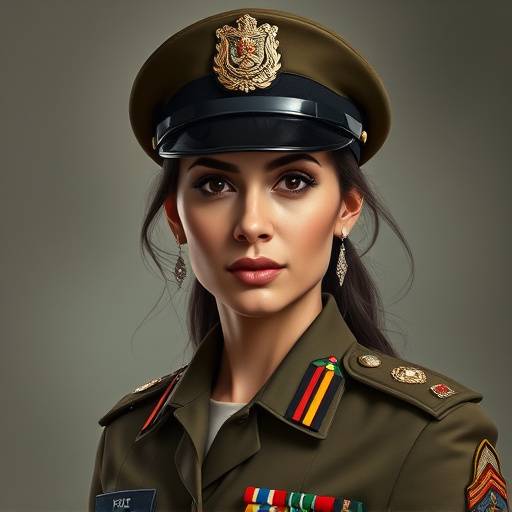 Foto da atriz que interpreta a Tenente Zara Khan